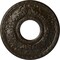 Ekena Millwork Hurley Medallion (Canopies up to 7 1/4"), 22 1/8"OD x 7 1/4"ID x 1 3/4"P, Stone Hearth Crackle CM26HUSHC - alternate 1